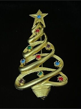 Jonette Jewelry Christmas Tree Brooch